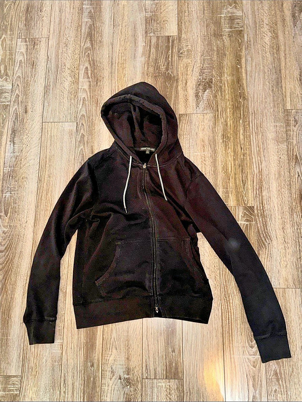 Robert Barakett Black Zip Hoodie Size small Like New